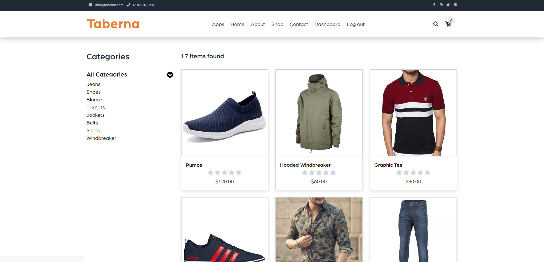 Taberna eCommerce