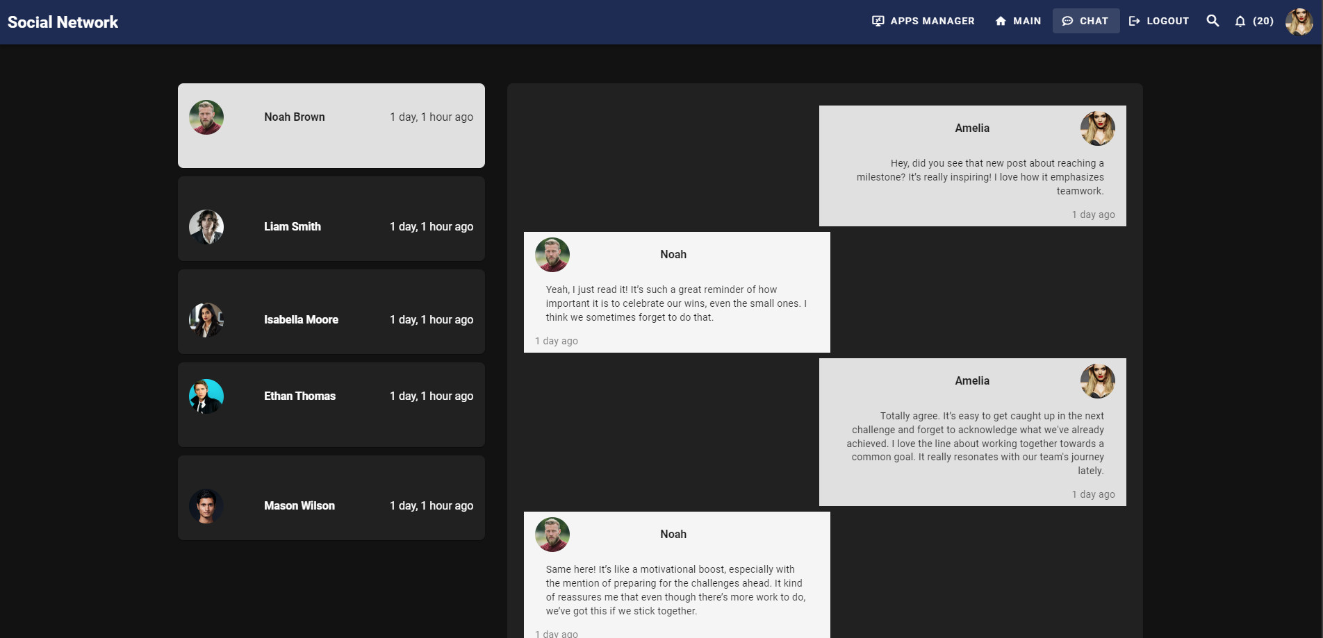 Social Network DRF