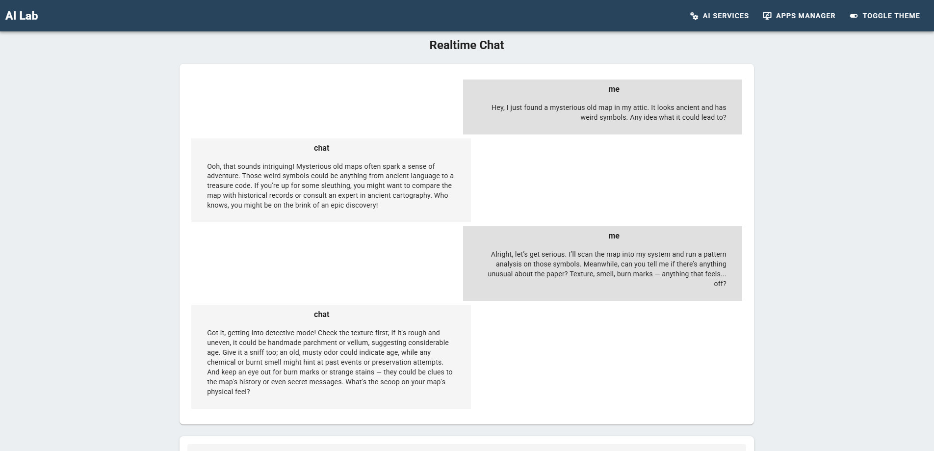 AI Lab Front-End